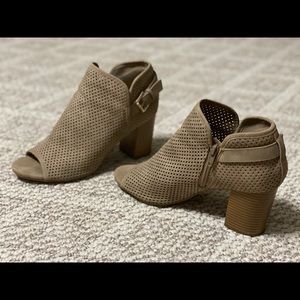 Botique open toe booties